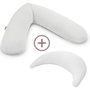 Bundle : Theraline originale + lune de mousseline | mousseline | 204 Gris lumière 