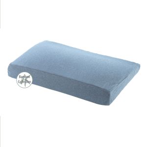 L'oreiller pour enfant avec sa taie Dessin 154 "Chinè bleu-gris" Collection Bambou