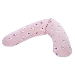 Le Confort incl. taie Dessin 179 "petit oiseau rose"