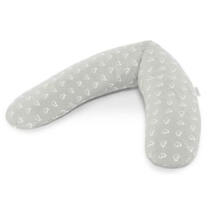 Le Confort incl. taie Dessin 108 "Coeurs gris"